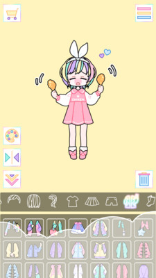 粉彩少女