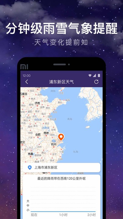 24小时天气预报信息提醒
