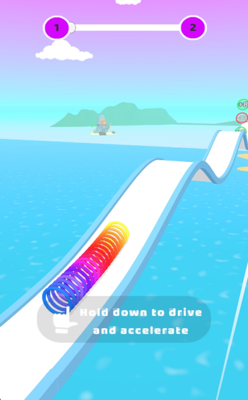 彩虹弹簧圈飞跑游戏下载v1.0.1 3