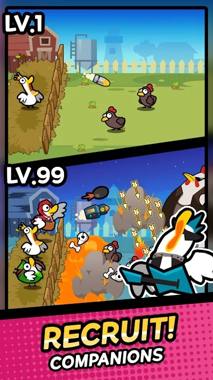 鸭与鸡闲置防御手游下载v1.0.5 3